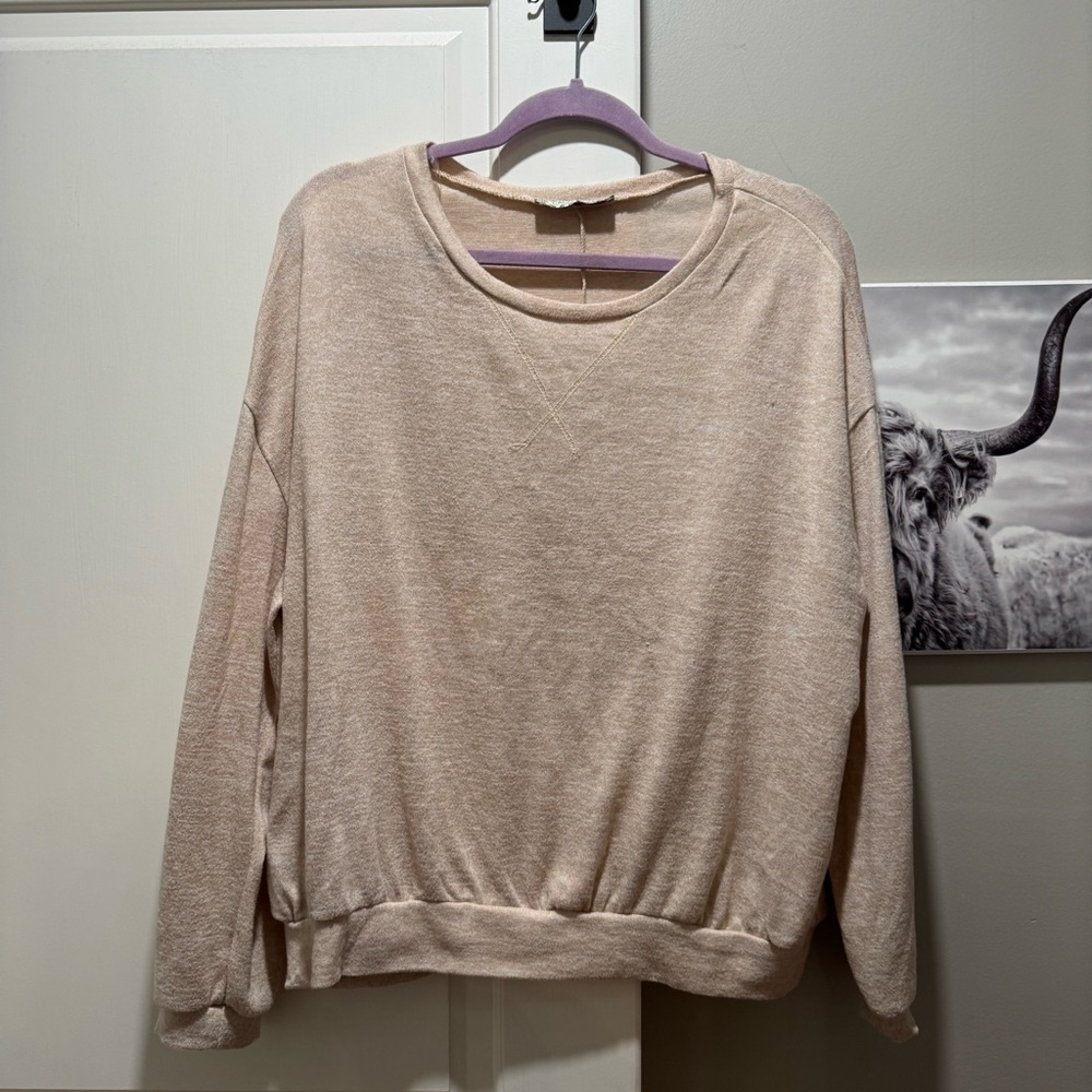 Cream sweater